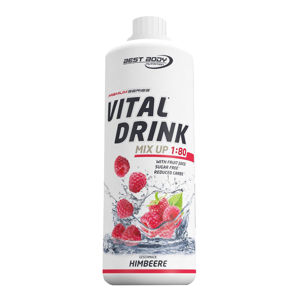 Himbeere Mineraldrink Nutrition Getränkekonzentrat kalorienarmer Vital Drink 1L