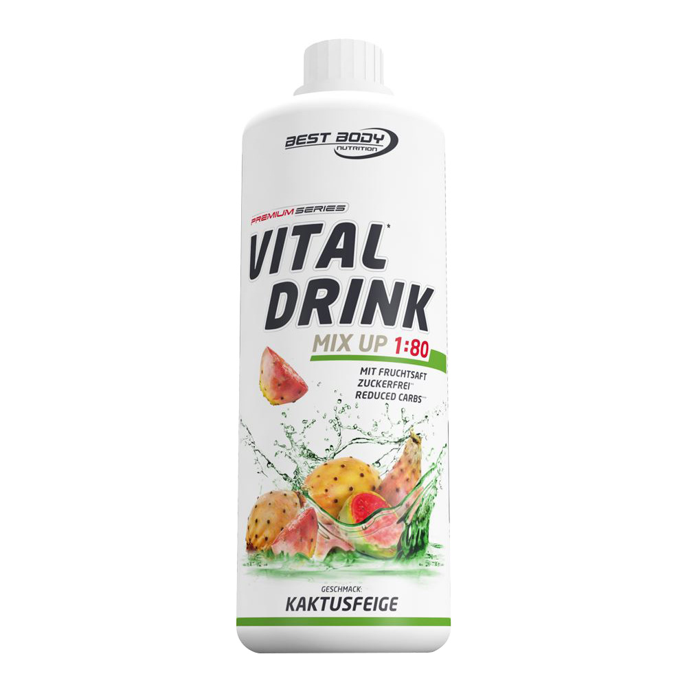 Kaktusfeige Mineraldrink Nutrition Getränkekonzentrat kalorienarm Vital Drink 1L