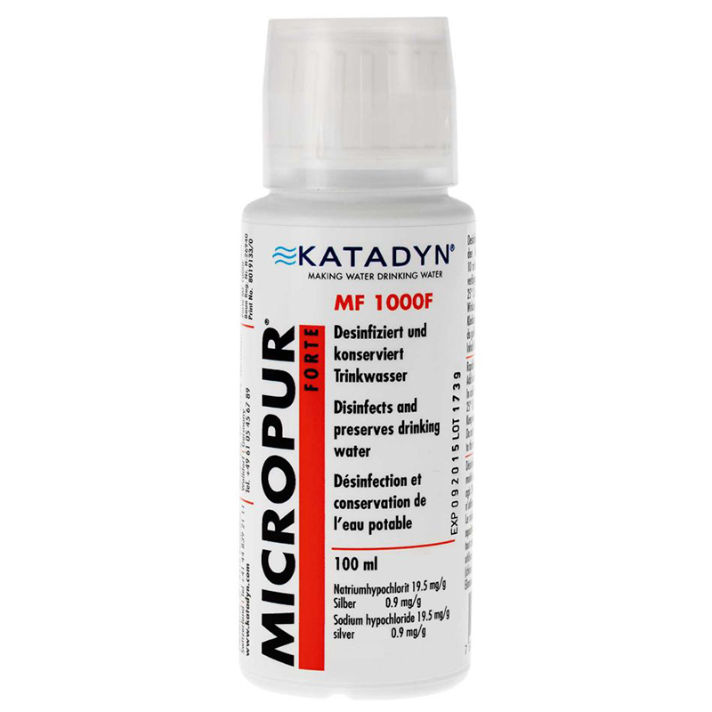 Katadyn Micropur Forte MF 1000F Wasseraufbereitung Konservierung Outdoor Wasser