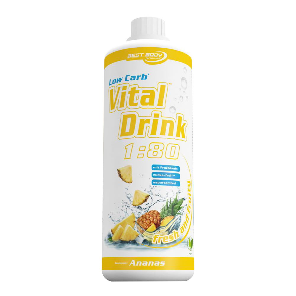 Ananas Mineraldrink Nutrition Getränkekonzentrat kalorienarmer Vital Drink 1L