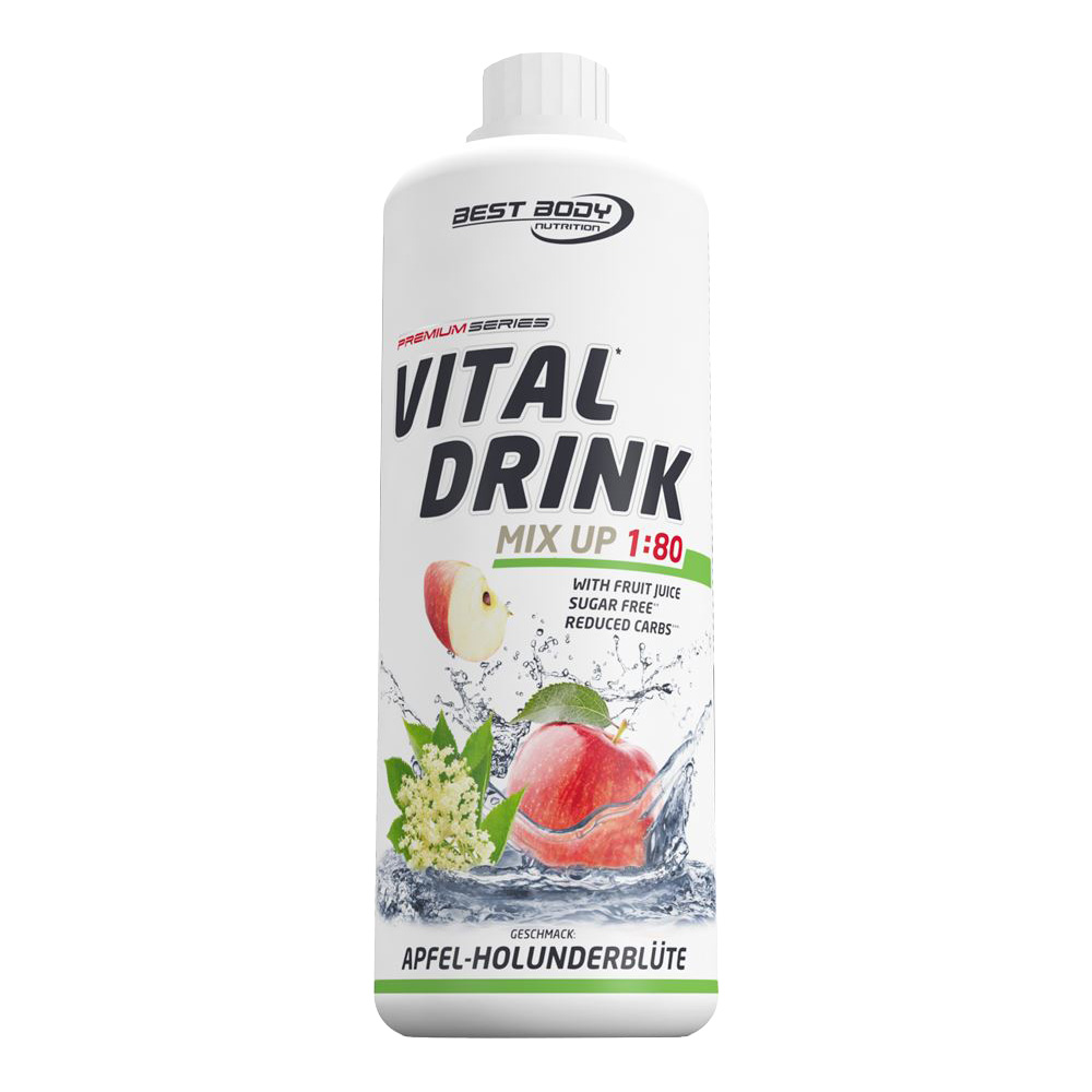 Apfel Holunder Mineraldrink Nutrition Getränkekonzentrat kalorienarm Vital Drink