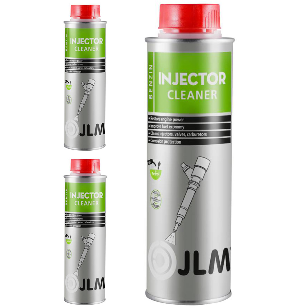 JLM Benzin Injektor Kraftstoffsystem Reiniger Cleaner 250ml 3 Stück