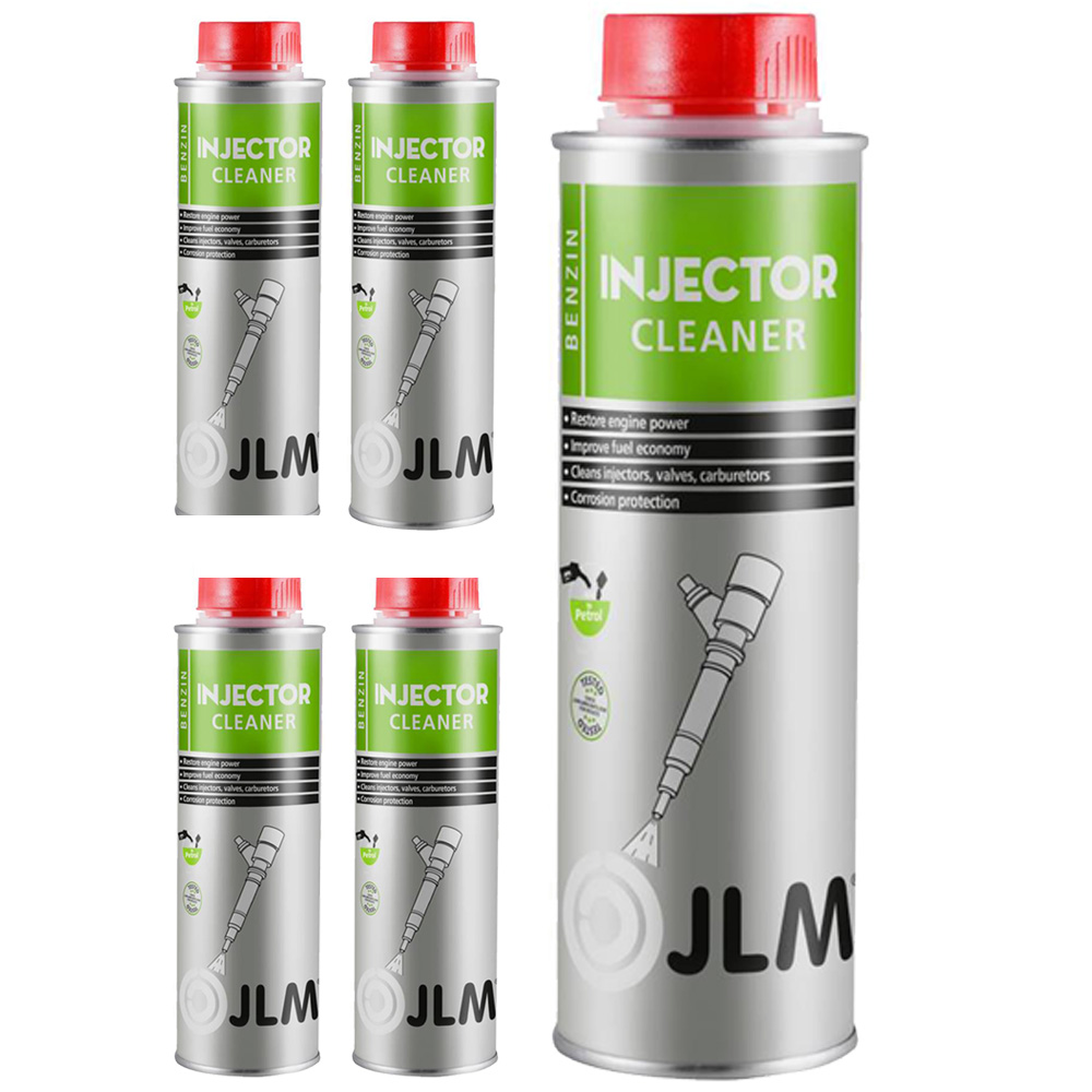 JLM Benzin Injektor Kraftstoffsystem Reiniger Cleaner 250ml 5 Stück