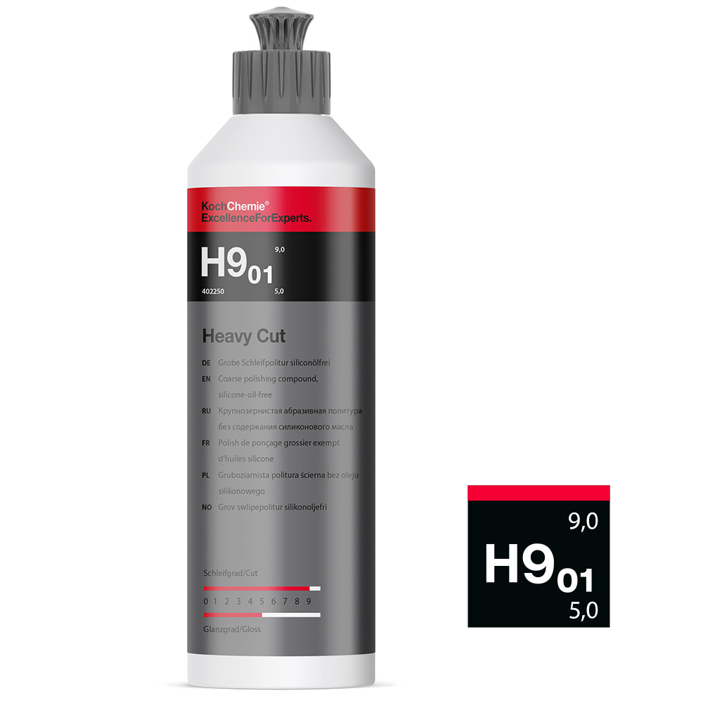 Koch Chemie H9.01 Heavy Cut Grobe Schleifpolitur silikonölfrei 0,25L