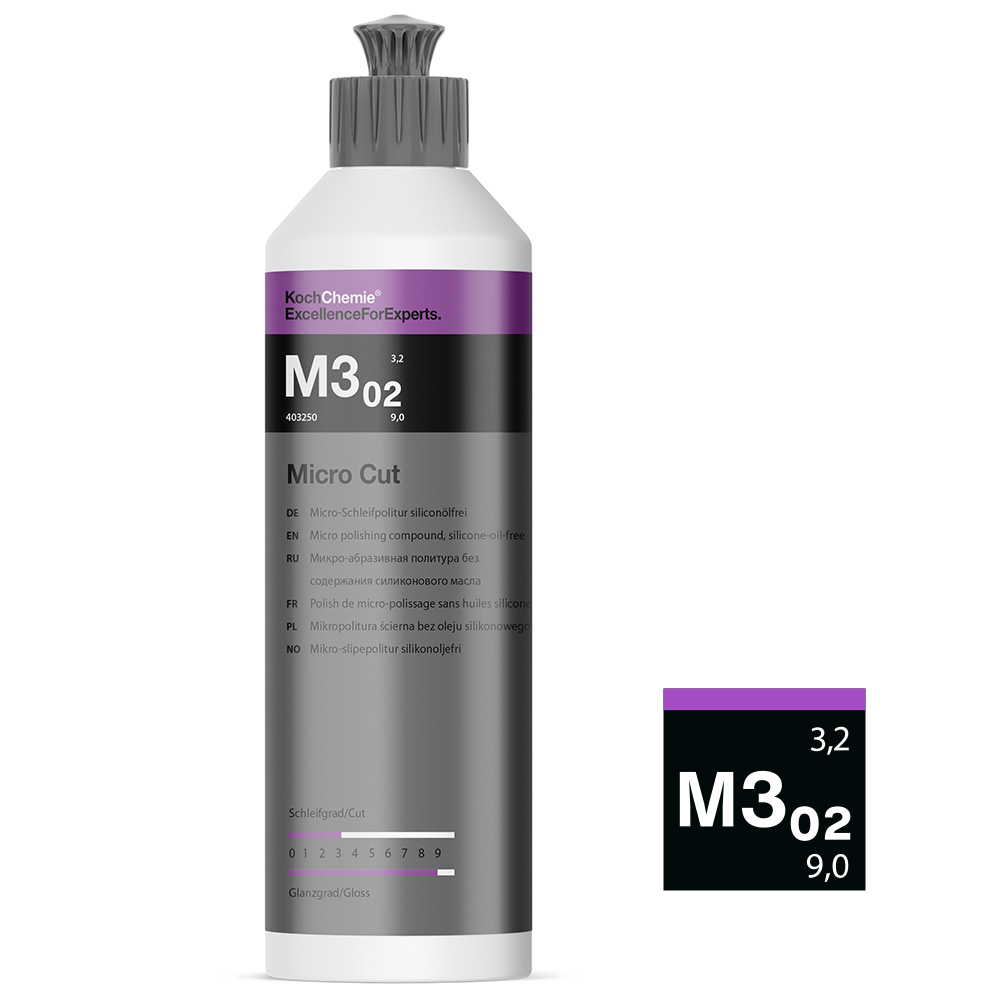 Koch Chemie M3.02 Micro Cut Micro Schleifpolitur silikonölfrei 0,25L