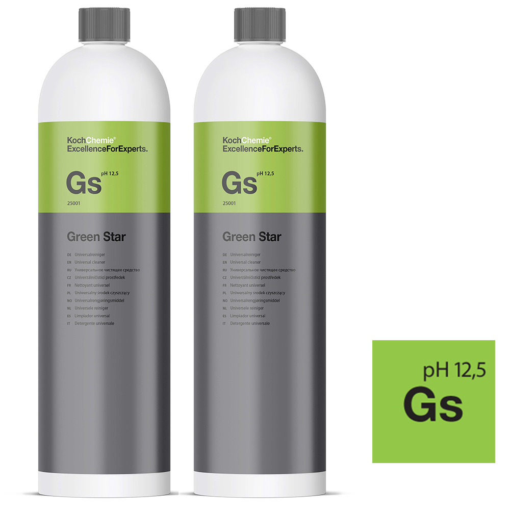 Koch Chemie Gs Green Star Universalreiniger Reiniger 1L 2 Stück
