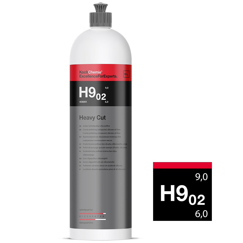 Koch Chemie Heavy Cut H9.02  Grobe Schleifpolitur siliconölfrei 1,0L