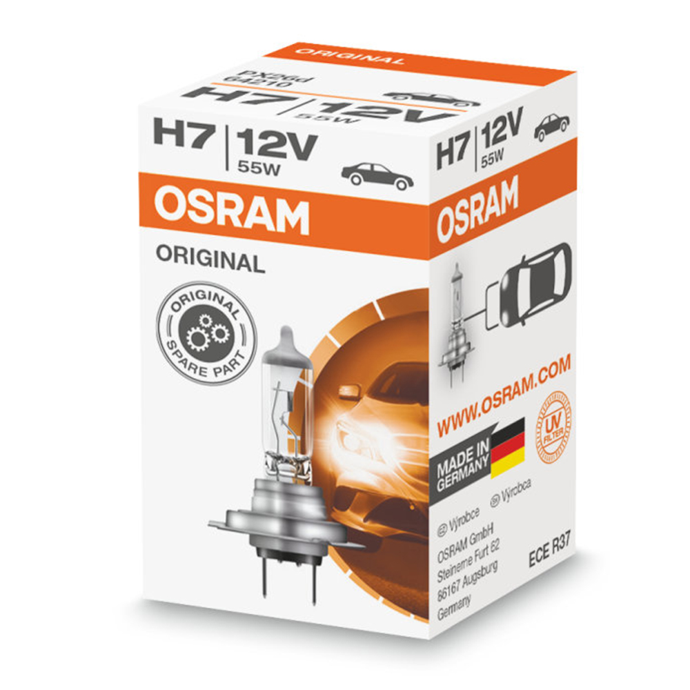 Osram H7 Classic 64210 CLC Lampe 12V 55W 64210CLC Autolampe Glühlampe Birne