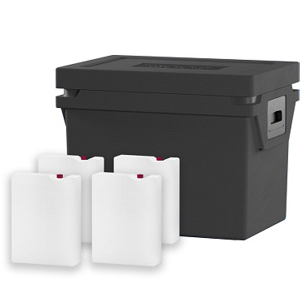 QOOL Box Standard Frozen Eco+ M Passiv Kühlbox Kühltruhe Kühlen -20° bis -10° Grad