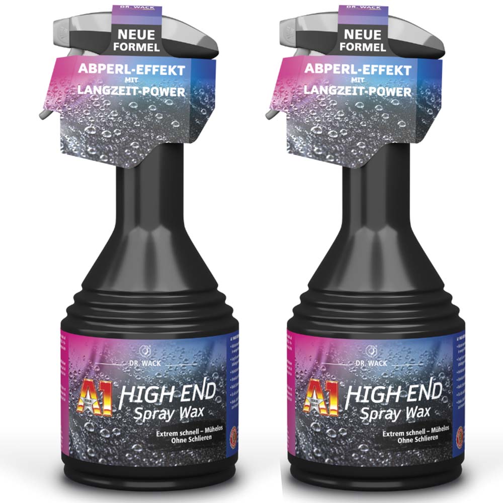 A1 Dr. Wack High End Spray Wax Lackschutz Sprühwachs Detailer 2x 500ml