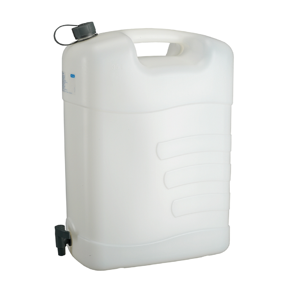 Wasserkanister Kanister Camping Hahn Trinkwasser Wassertank Wasserbehälter 35L