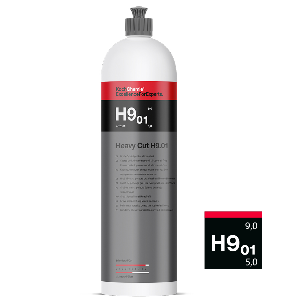 Koch Chemie Heavy Cut H9.01  Grobe Schleifpolitur siliconölfrei 1,0L