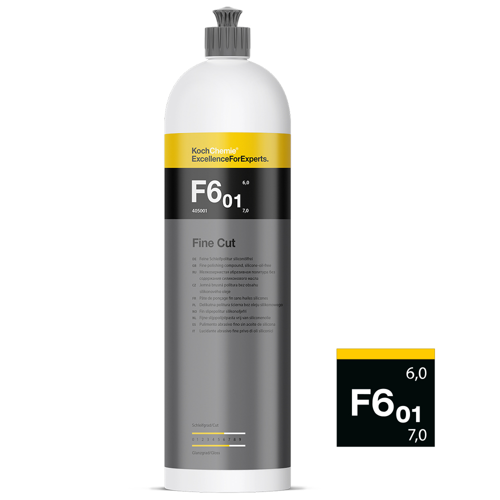 Koch Chemie Fine Cut F6.01  Feine Schleifpolitur siliconölfrei 1,0L