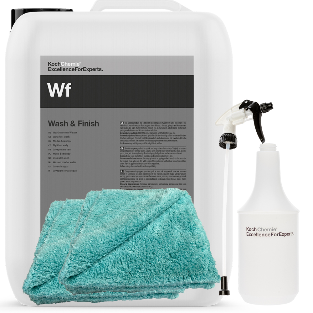 Koch Chemie Winterset Wash & Finish Waschen ohne Wasser Detailer Mikrofasertuch