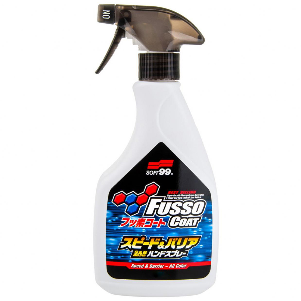 Soft99 Fusso Coat Speed Barrier Hand Spray Detailer Sprühglanz Lackpflege 400ml