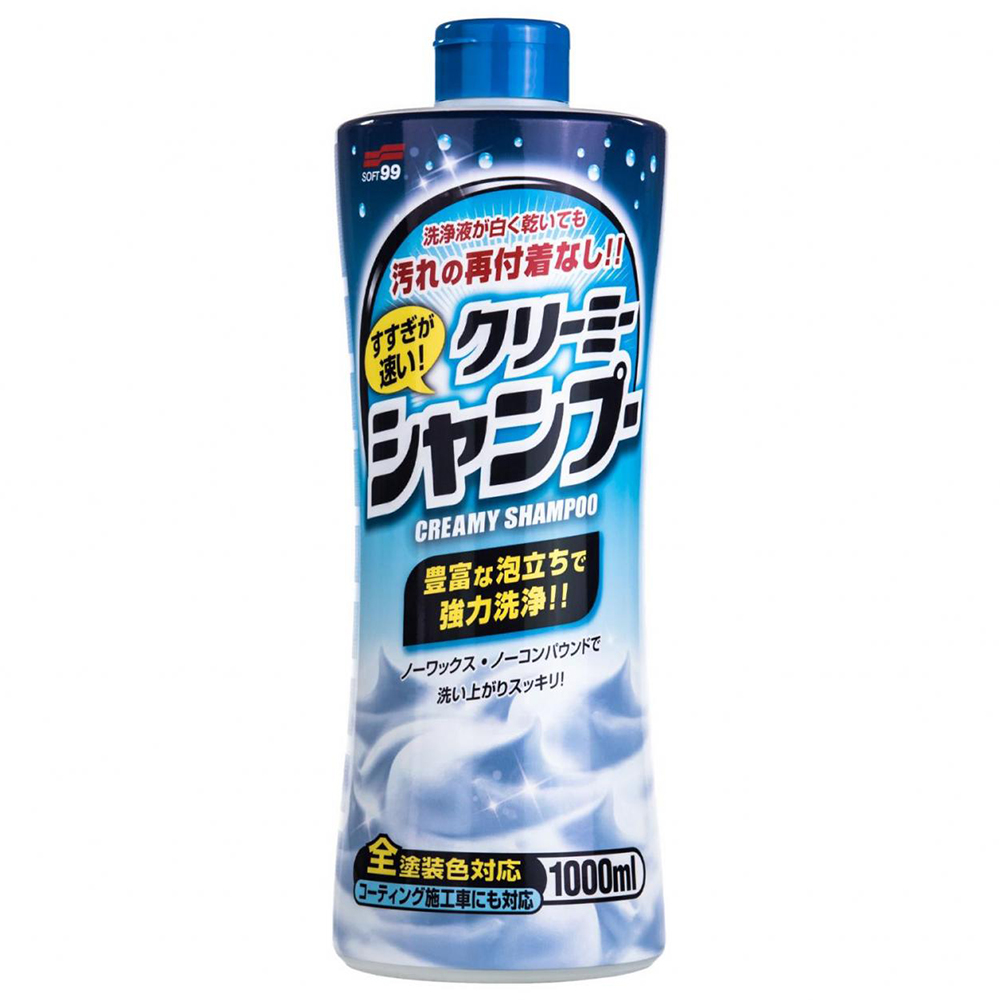 Soft99 Neutral Shampoo Autoshampoo Autowäsche pH-neutral Pfefferminz Duft 1L